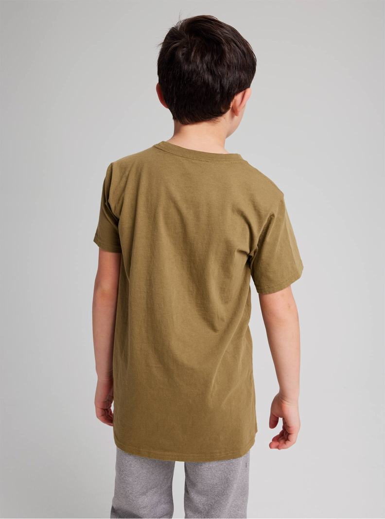 T-shirts Burton Classiche Mountain High Corta Sleeve  Vert Olive Enfant | COU-2198650