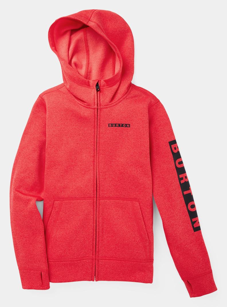 Sweat à capuche Burton Oak Full-Zip  Rose Enfant | KJT-9241218