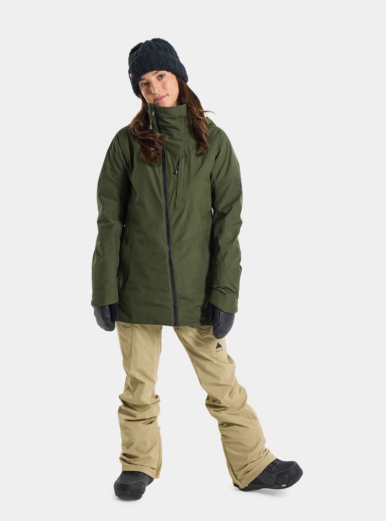 Veste Snowboard Burton Pillowline GORE-TEX 2L  Vert Foncé Femme | JQC-0166915