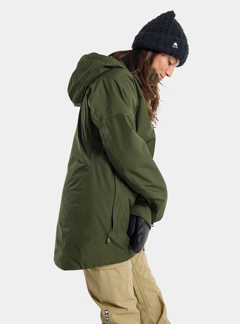 Veste Snowboard Burton Pillowline GORE-TEX 2L  Vert Foncé Femme | JQC-0166915