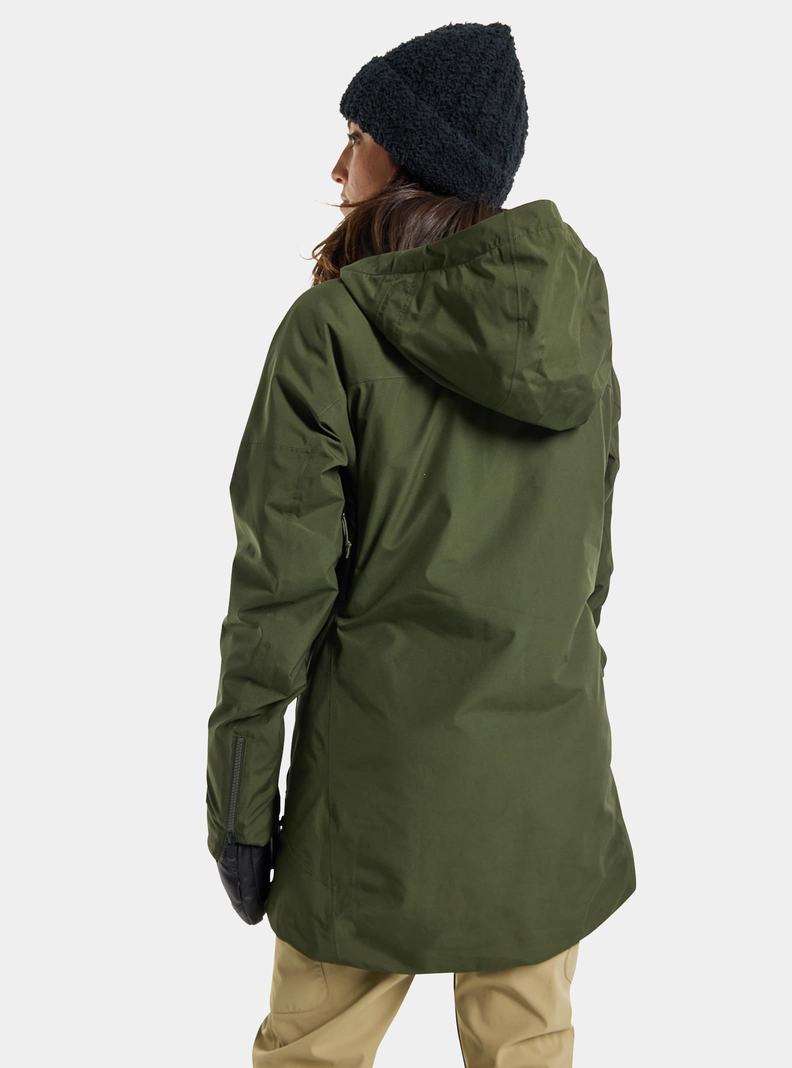 Veste Snowboard Burton Pillowline GORE-TEX 2L  Vert Foncé Femme | JQC-0166915