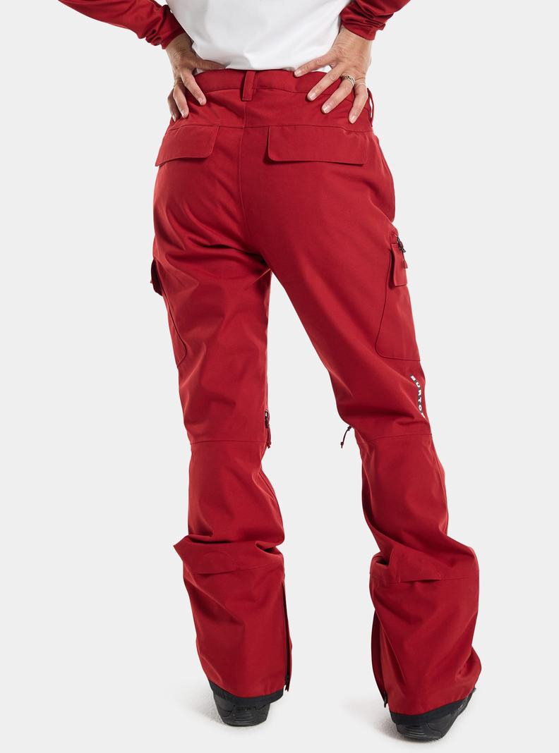 Pantalon Snowboard Burton Gloria Stretch 2L  Rouge Femme | XFA-9372472