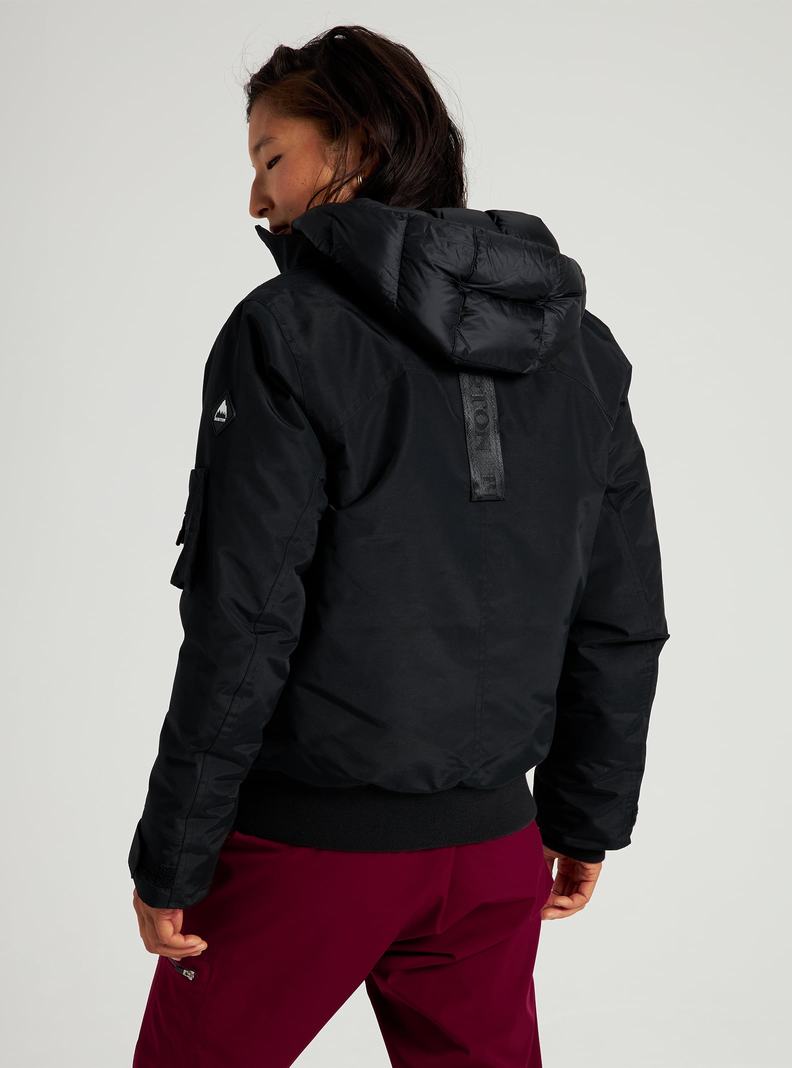 Veste Snowboard Burton Saxton Bomber  Noir Femme | CRU-6058655