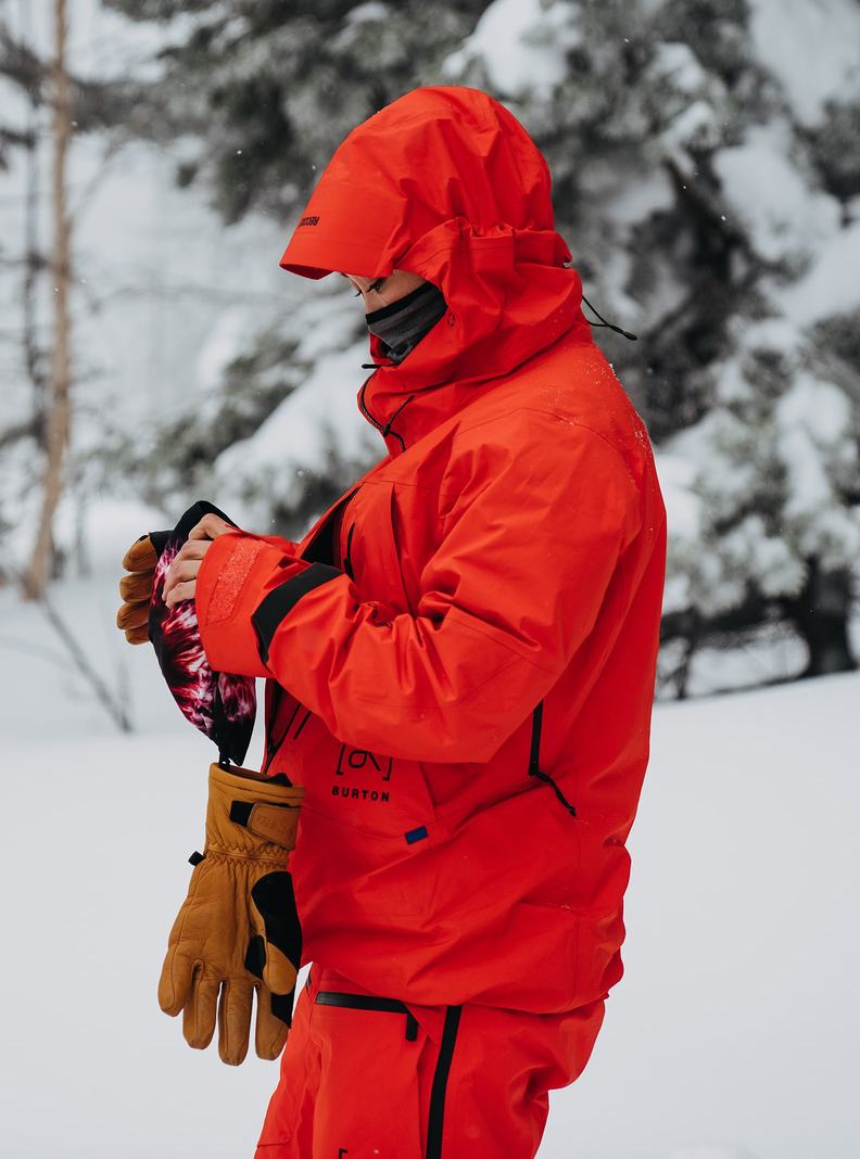 Veste Snowboard Burton [ak] Tusk GORE-TEX PRO 3L  Orange Femme | PZU-2633418