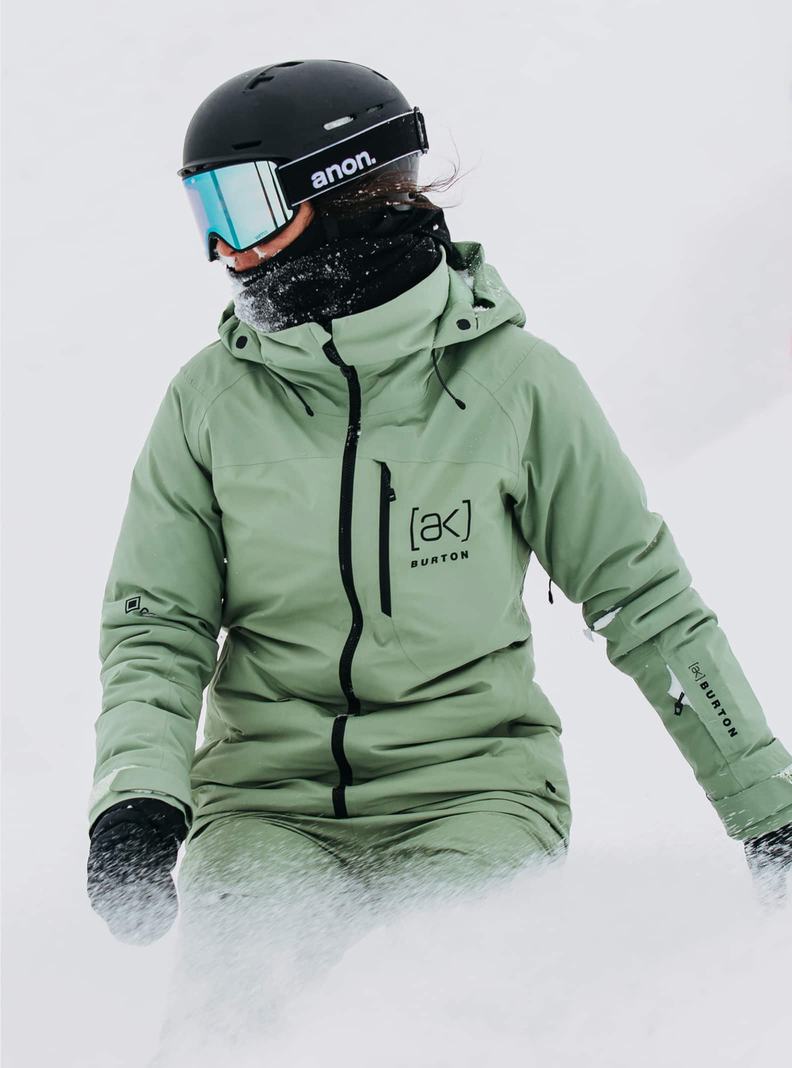 Veste Snowboard Burton [ak] Embark GORE?TEX 2L  Vert Femme | OAX-3616009