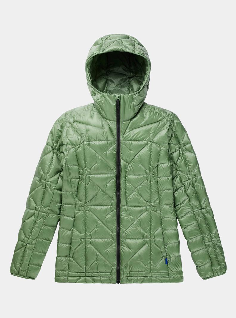 Veste Snowboard Burton [ak] Baker Down Encapuchonné  Vert Femme | NVO-1045854