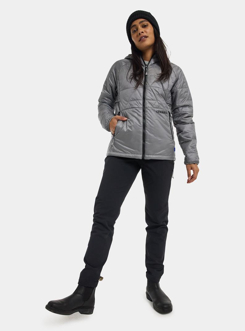 Veste Snowboard Burton Versatile Heat Encapuchonné Synthétique Insulated  Grise Femme | OQN-3990887