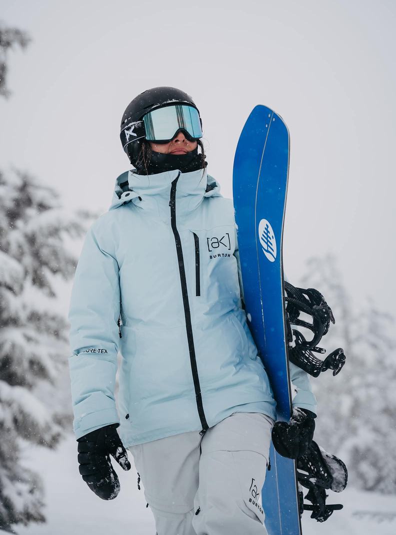 Veste Snowboard Burton [ak] Flare GORE?TEX 2L Down  Bleu Femme | YQF-9816730