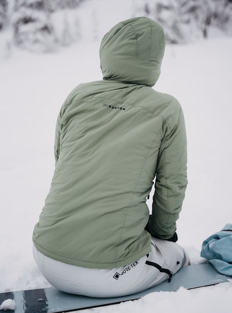 Veste Snowboard Burton [ak] Helium Encapuchonné Stretch Insulated  Vert Femme | NFX-3803025