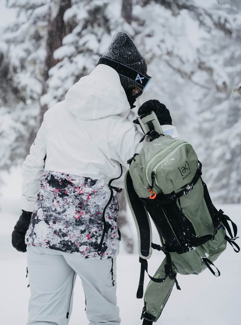 Veste Snowboard Burton [ak] Kimmy GORE-TEX 2L Anorak  Blanche Femme | YRG-0239094