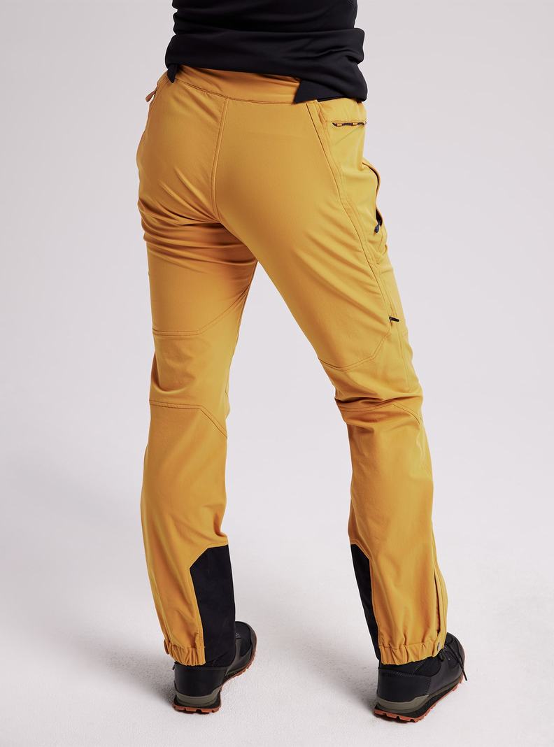 Pantalon Snowboard Burton [ak] Softshell  Jaune Femme | IAL-9136182