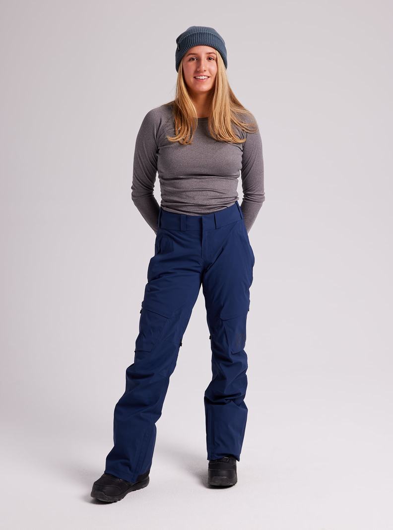 Pantalon Snowboard Burton [ak] GORE-TEX Summit - Alti  Bleu Femme | YCH-8291066