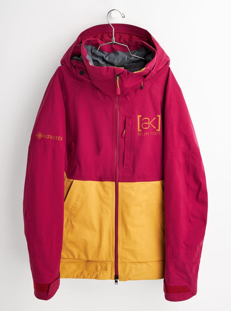 Veste Snowboard Burton [ak] Kimmy GORE-TEX 3L Stretch  Marron Violette Jaune Femme | YRL-5732504