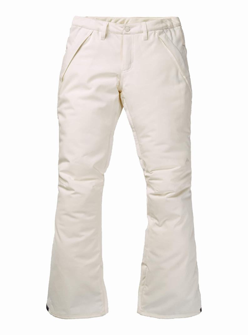 Pantalon Snowboard Burton Society - Corta  Blanche Femme | RHW-3021417