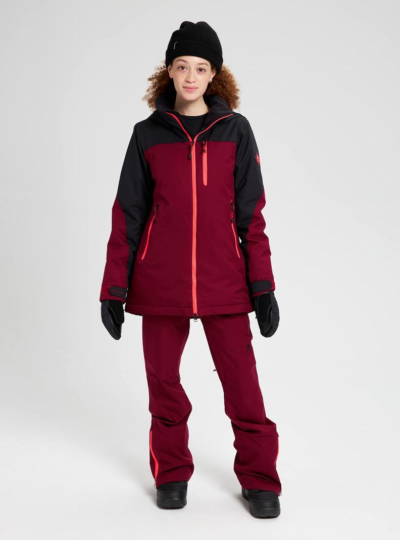 Veste Snowboard Burton Lelah  Noir Bordeaux Femme | ZKV-2505796