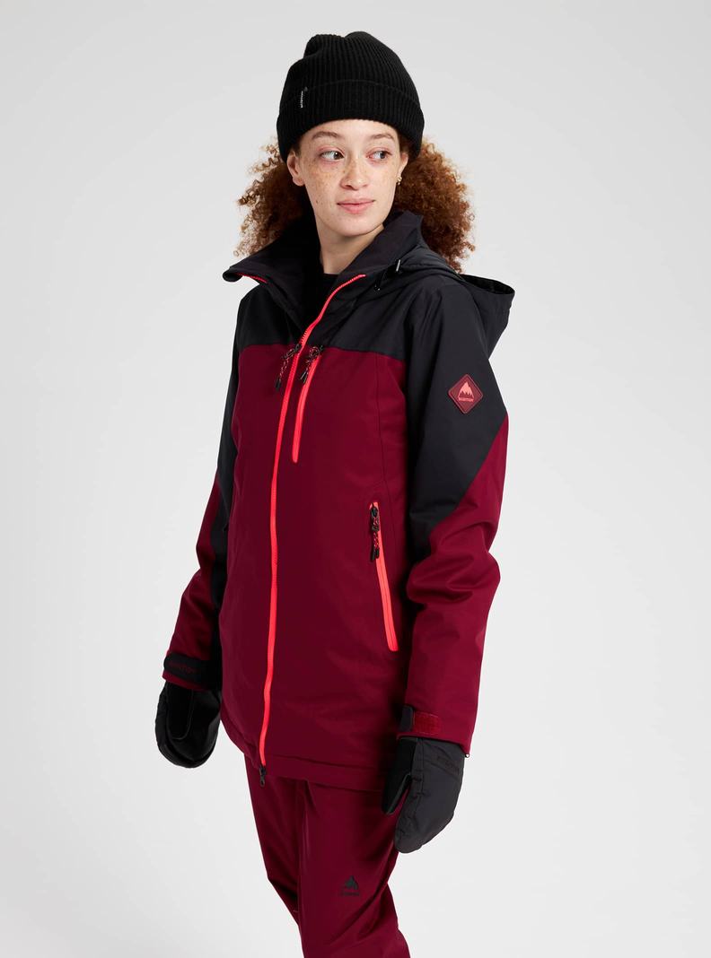 Veste Snowboard Burton Lelah  Noir Bordeaux Femme | ZKV-2505796