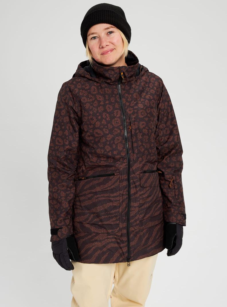 Veste Snowboard Burton GORE-TEX Treeline  Grise Femme | XFI-9375599