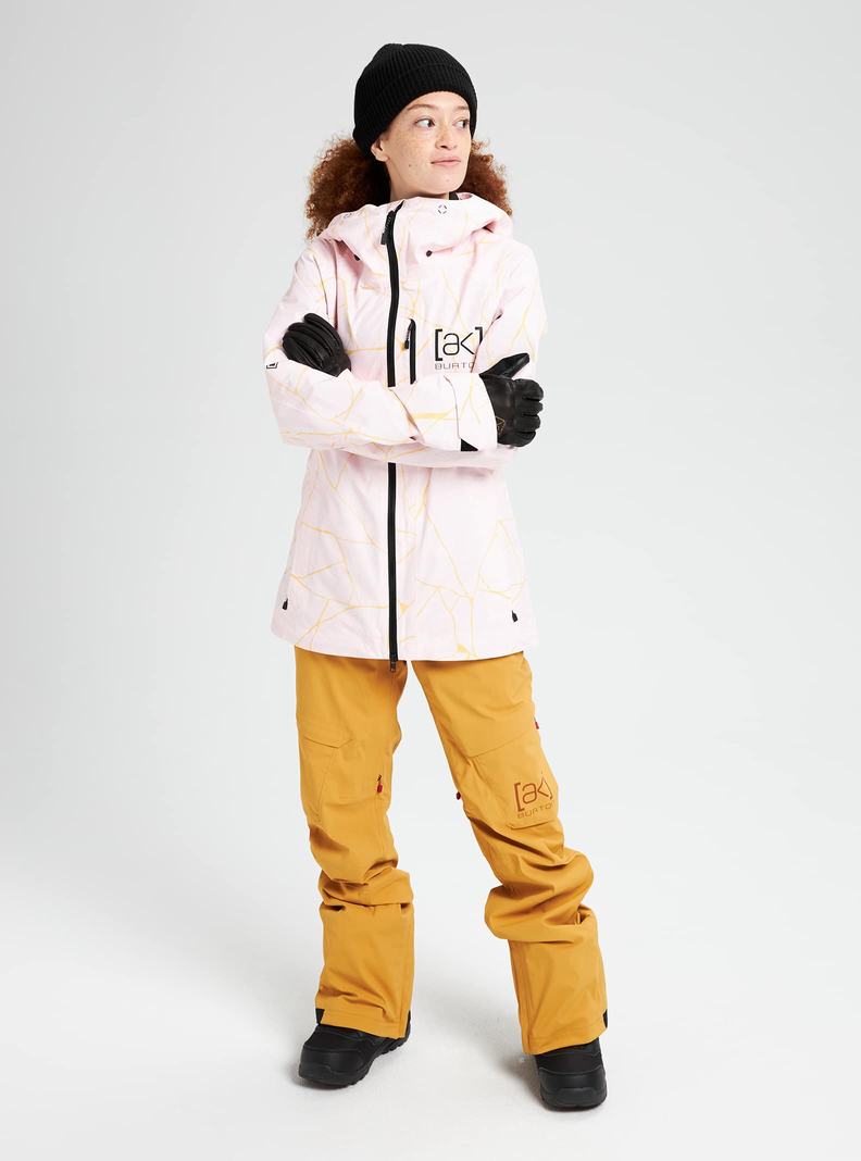 Veste Snowboard Burton [ak] GORE-TEX 2L Upshift  Rose Femme | LLD-3714056