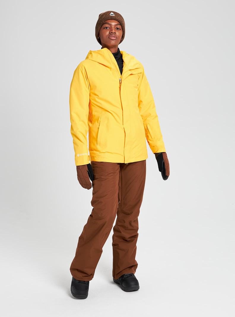 Veste Snowboard Burton GORE?TEX Powline  Jaune Femme | JFJ-4736370