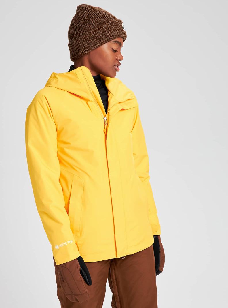 Veste Snowboard Burton GORE?TEX Powline  Jaune Femme | JFJ-4736370