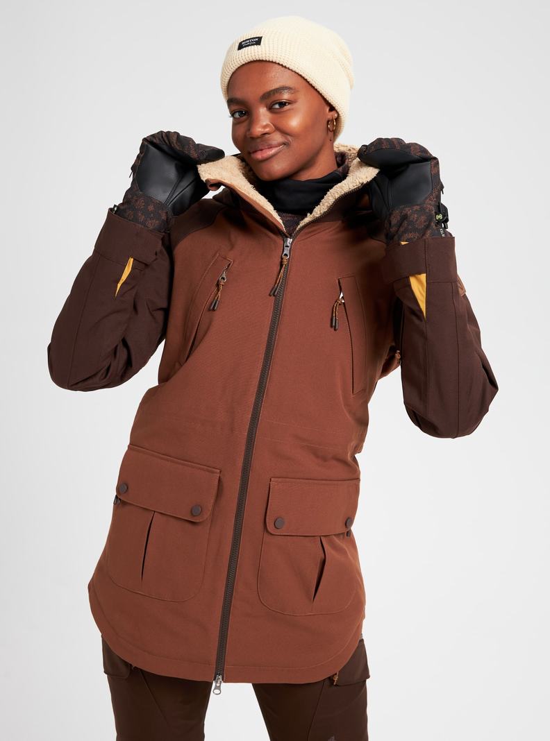 Veste Snowboard Burton Prowess  Marron Femme | QBW-9285652