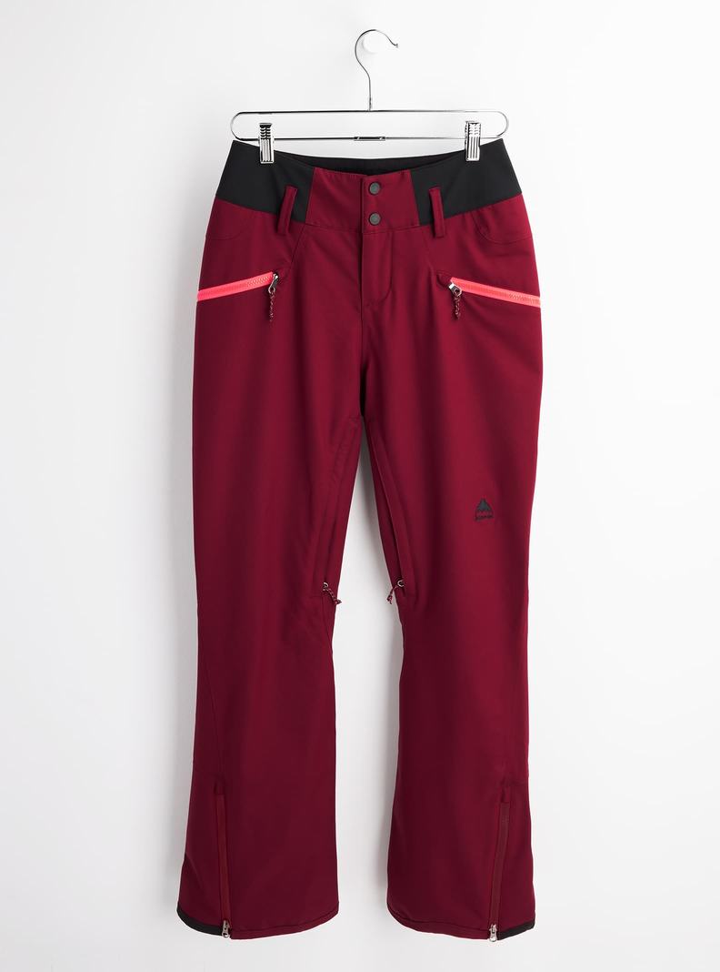 Pantalon Snowboard Burton Marcy High Rise Stretch  Bordeaux Femme | NPB-7644527