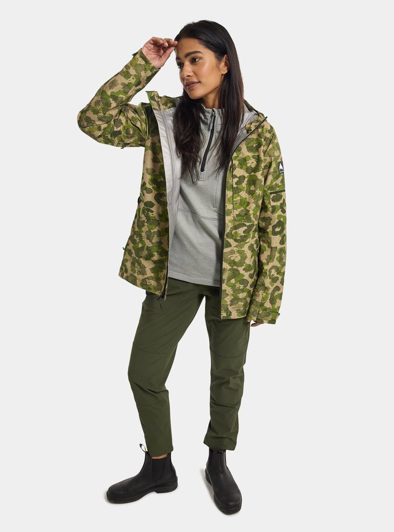 Veste Snowboard Burton Multipath GORE-TEX 2L  Vert Camouflage Femme | YCP-2344529