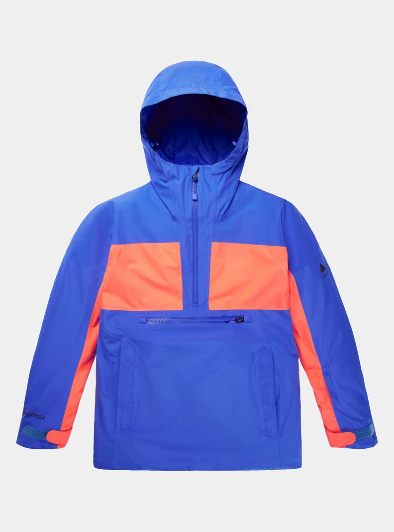 Veste Snowboard Burton Pillowline GORE-TEX 2L Anorak  Bleu Orange Femme | KVH-0253906