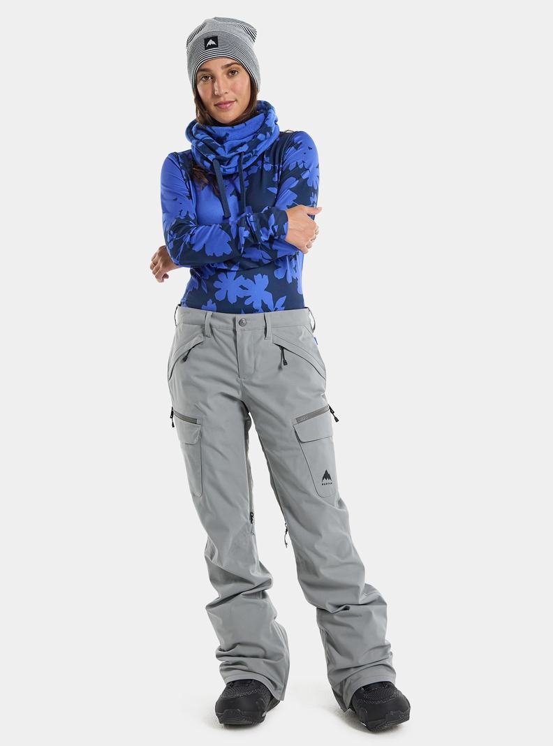 Pantalon Snowboard Burton Gloria Stretch 2L  Grise Femme | MLX-3654774