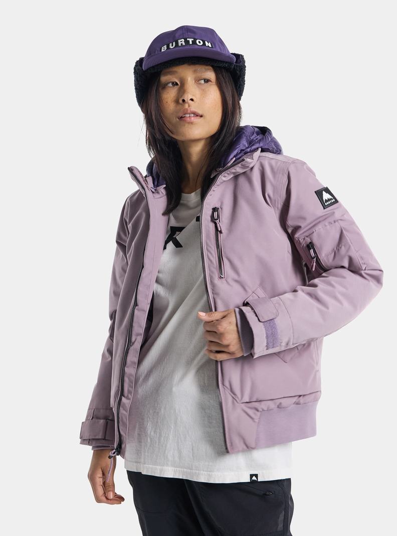 Veste Snowboard Burton Saxton Bomber  Lavande Femme | IIL-1724492