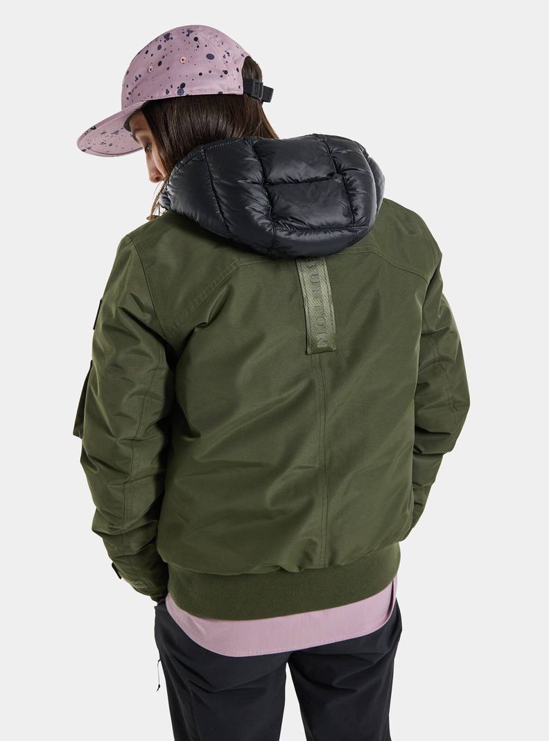 Veste Snowboard Burton Saxton Bomber  Vert Foncé Femme | JOR-8505381