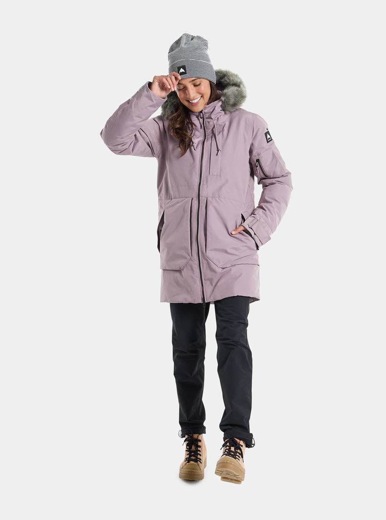 Veste Snowboard Burton Saxton Parka  Lavande Femme | PCV-6182396