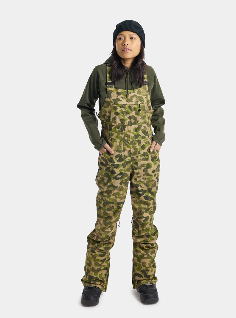 Salopette Burton Avalon 2L  Vert Camouflage Femme | WME-3269405