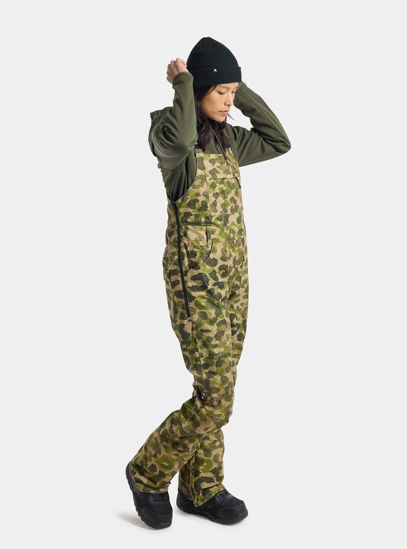 Salopette Burton Avalon 2L  Vert Camouflage Femme | WME-3269405