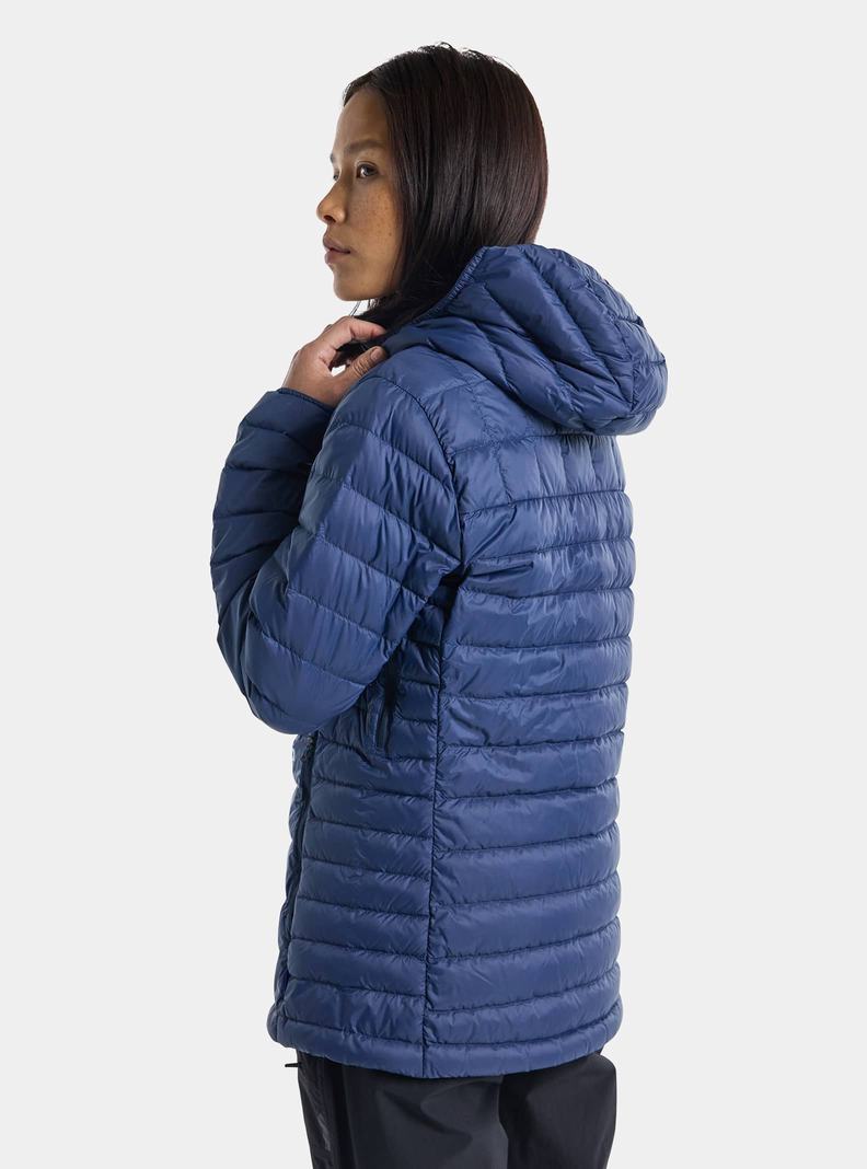 Veste Snowboard Burton Mid-Heat Encapuchonné Down Insulated  Bleu Femme | VFW-9514074