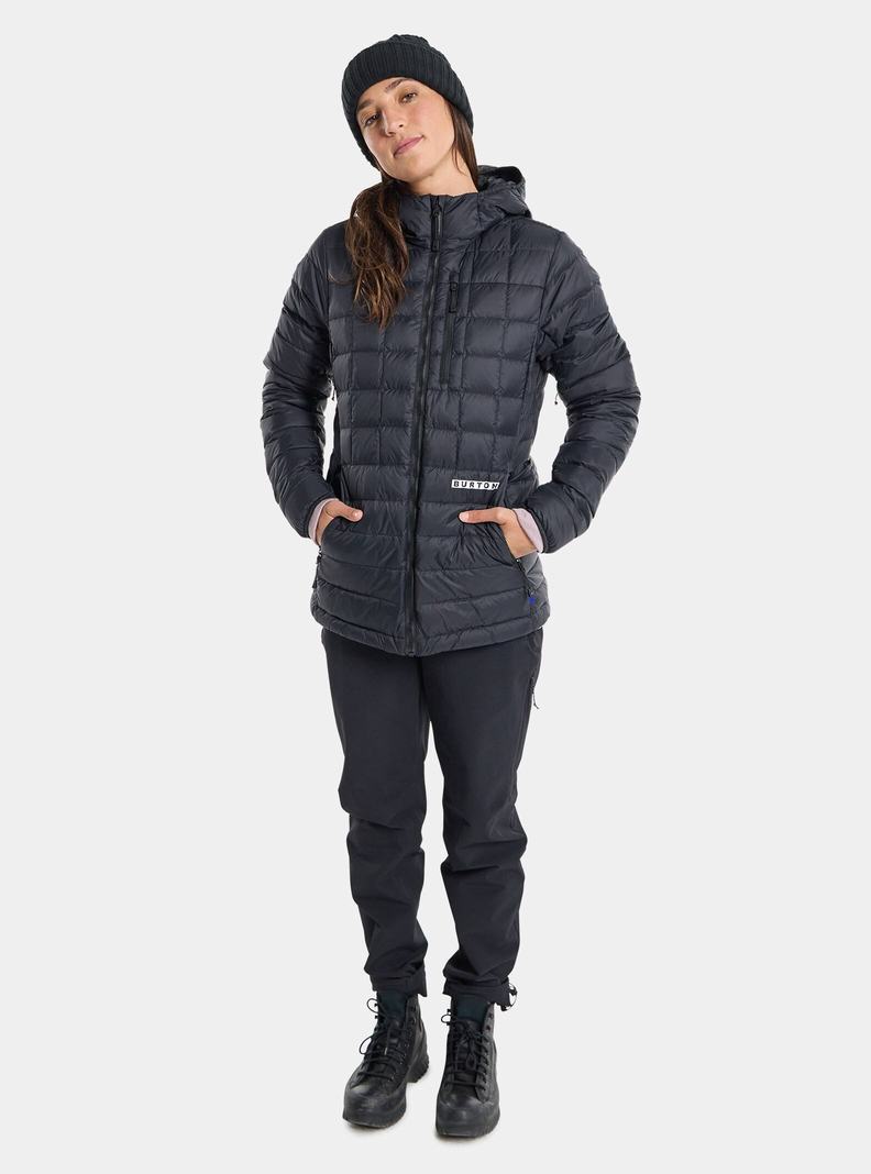 Veste Snowboard Burton Mid-Heat Encapuchonné Down Insulated  Noir Femme | AOM-7742619