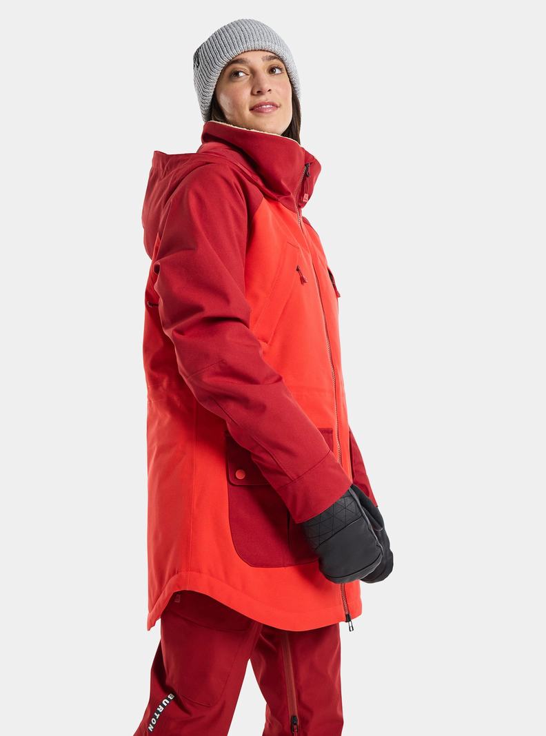 Veste Snowboard Burton Prowess  Rose Orange Rose Femme | ICR-2223692