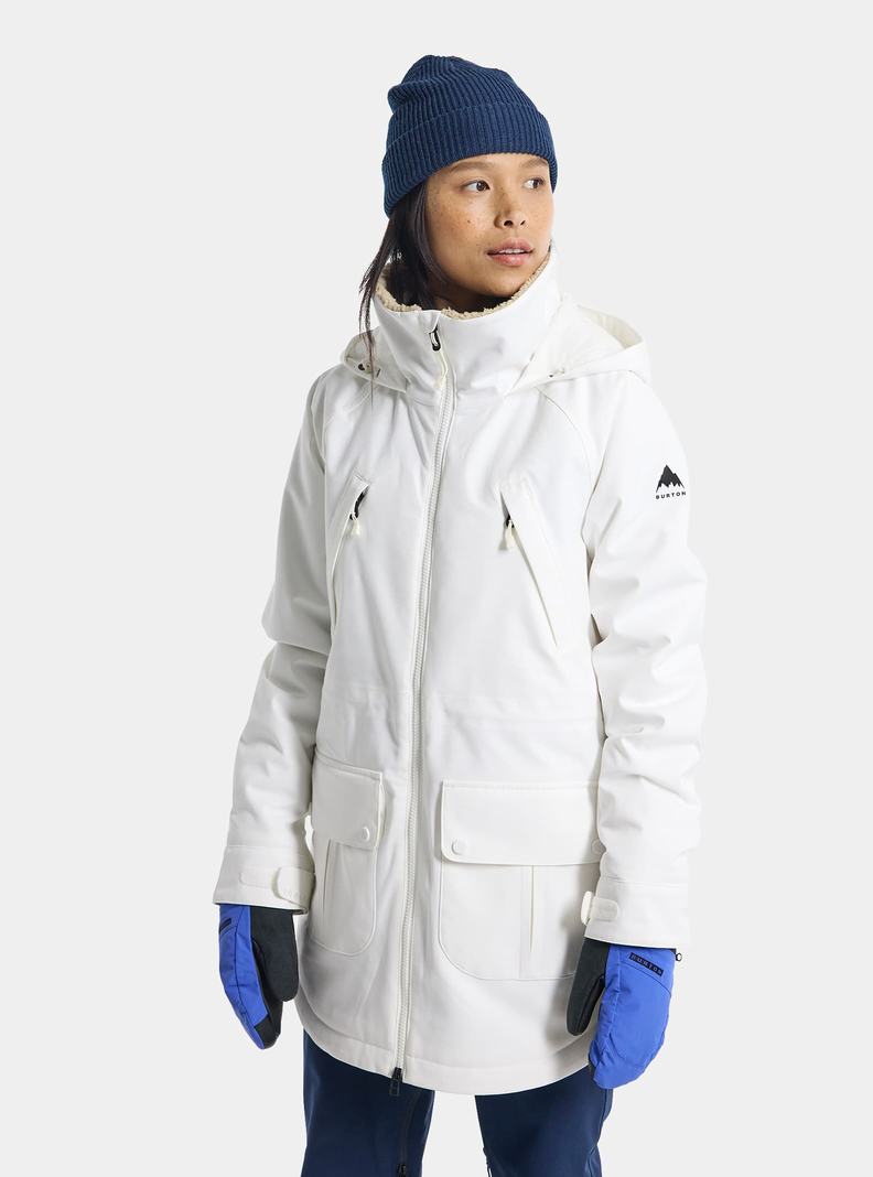 Veste Snowboard Burton Prowess  Blanche Femme | YJM-6915659