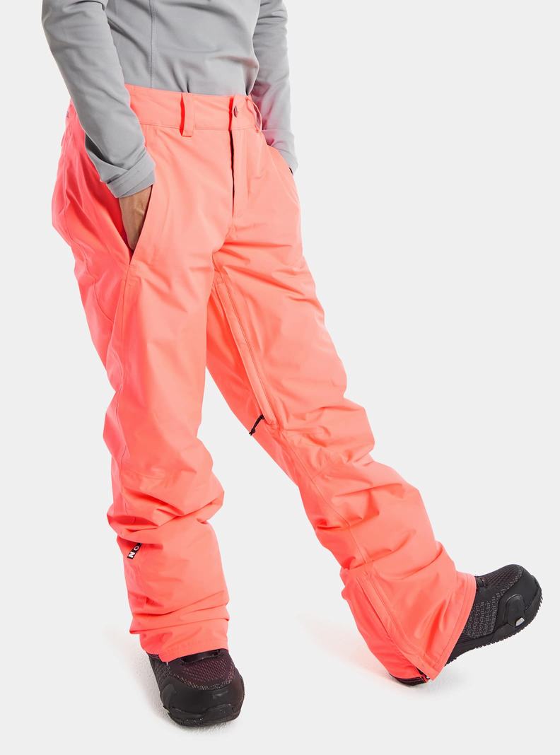 Pantalon Snowboard Burton Powline GORE-TEX 2L Insulated  Orange Femme | RID-0584898