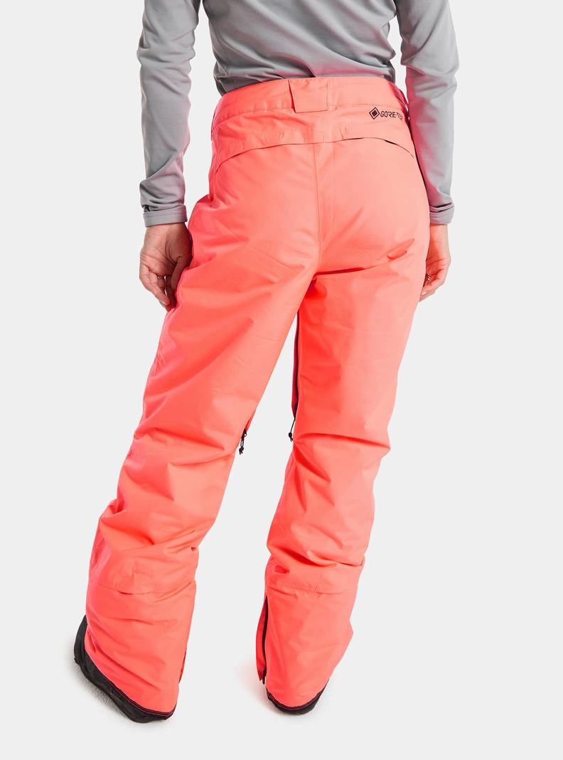 Pantalon Snowboard Burton Powline GORE-TEX 2L Insulated  Orange Femme | RID-0584898