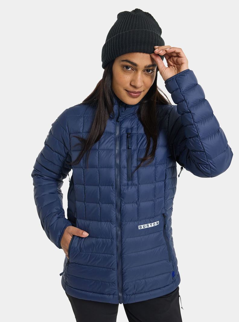 Veste Snowboard Burton Mid-Heat Insulated Down  Bleu Femme | OGT-1386280