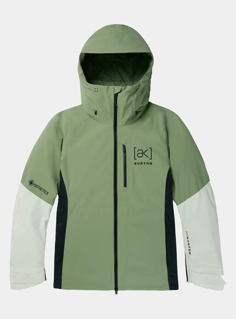 Veste Snowboard Burton [ak] Upshift GORE-TEX 2L  Vert Blanche Noir Femme | YOL-6384144