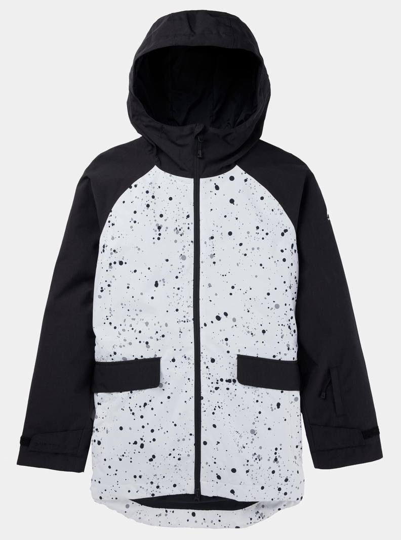 Veste Snowboard Burton Lalik 2L  Blanche Noir Femme | QDJ-5246271