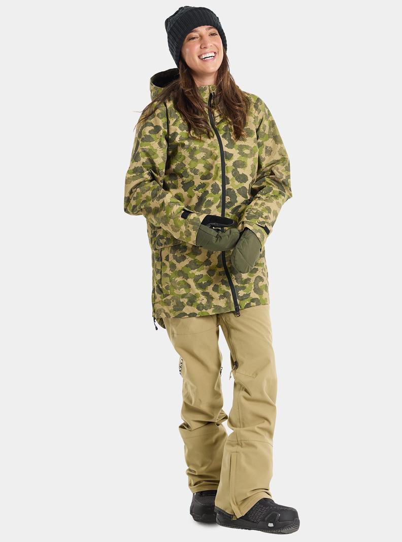 Veste Snowboard Burton Lalik 2L  Vert Camouflage Femme | OCT-1671525