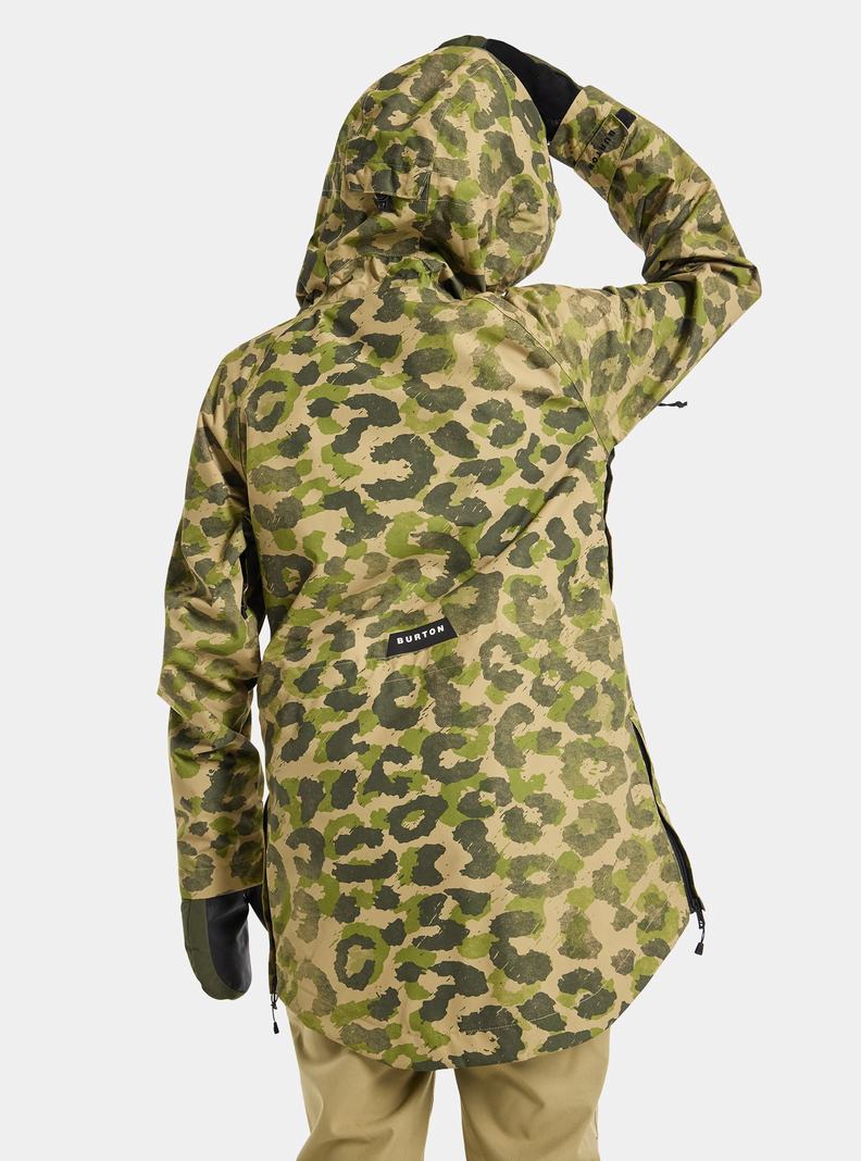 Veste Snowboard Burton Lalik 2L  Vert Camouflage Femme | OCT-1671525