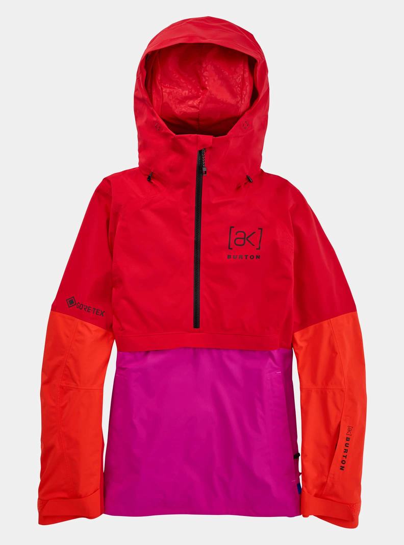 Veste Snowboard Burton [ak] Kimmy GORE-TEX 2L Anorak  Rouge Orange Femme | YAK-0027926