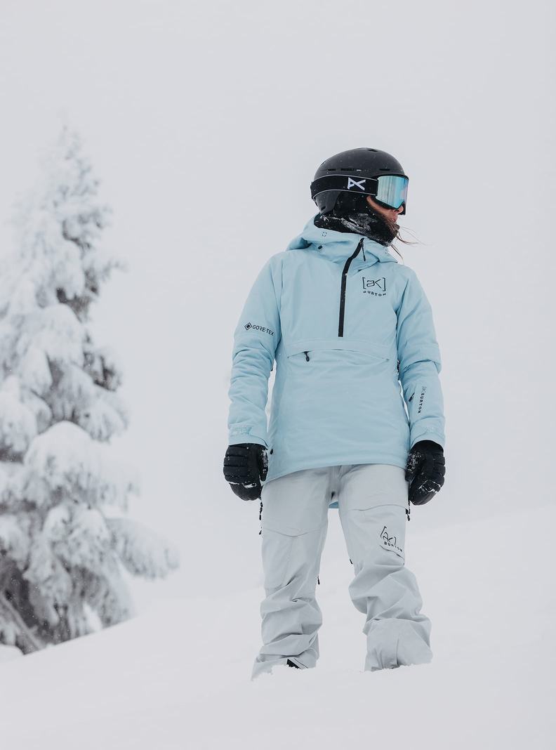 Veste Snowboard Burton [ak] Kimmy GORE-TEX 2L Anorak  Bleu Femme | RUY-3963763