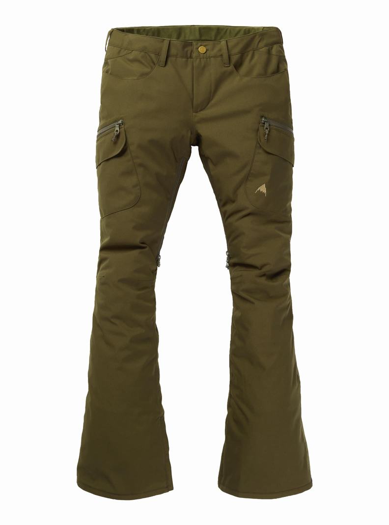 Pantalon Snowboard Burton Gloria Insulated  Vert Foncé Femme | TJD-4189589