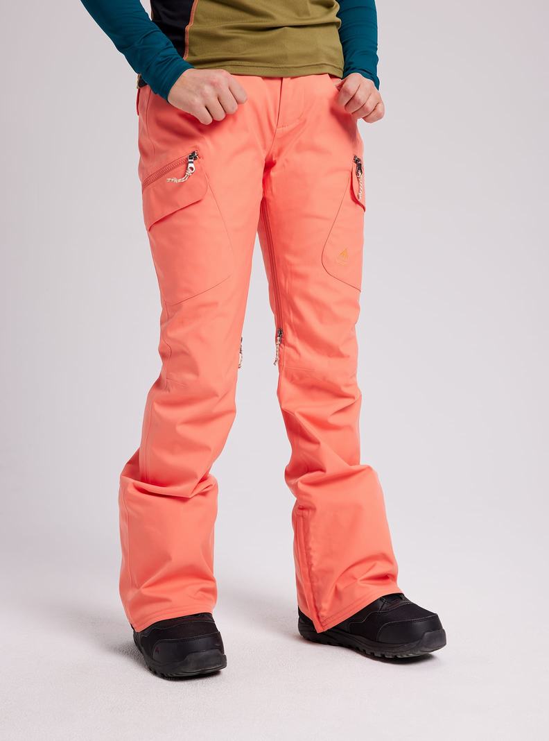 Pantalon Snowboard Burton Gloria Insulated  Orange Femme | NIL-3213219