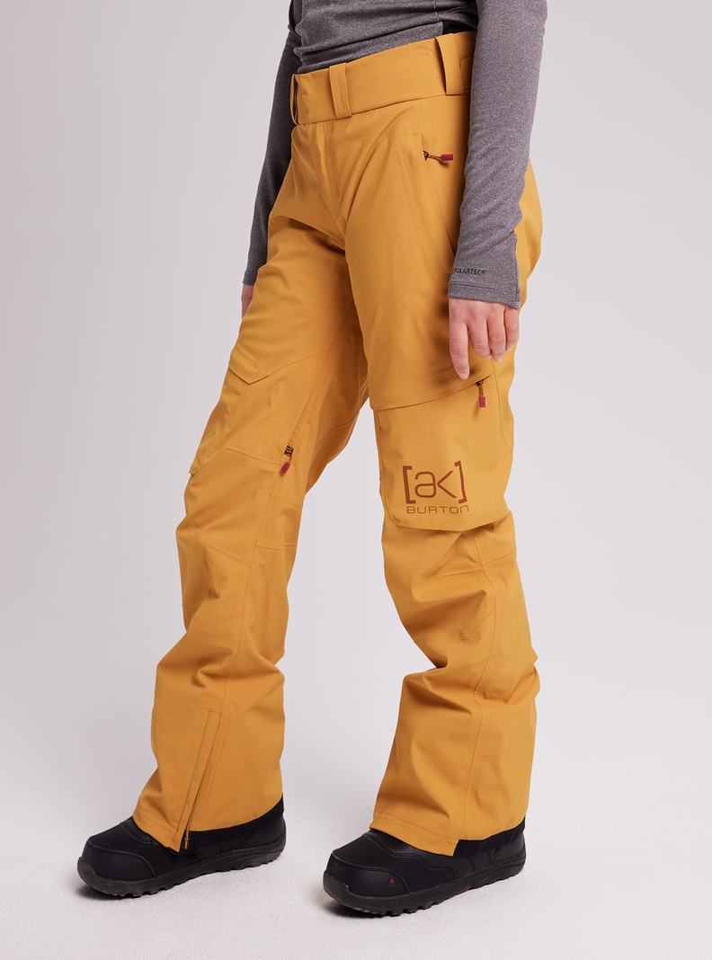 Pantalon Snowboard Burton [ak] GORE-TEX Summit  Jaune Femme | VGU-7693253